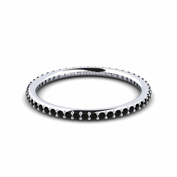 Anel Aura Negra Prata 925