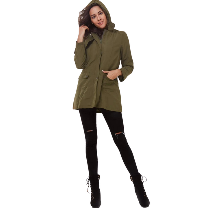 Parka Feminina Forro Pelos