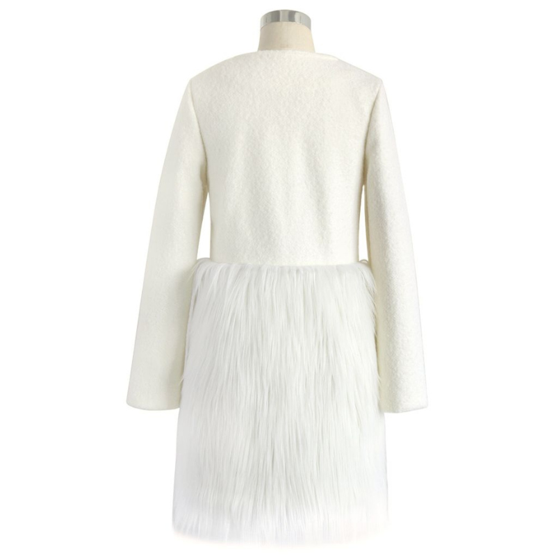 Casaco Peluciado Off White