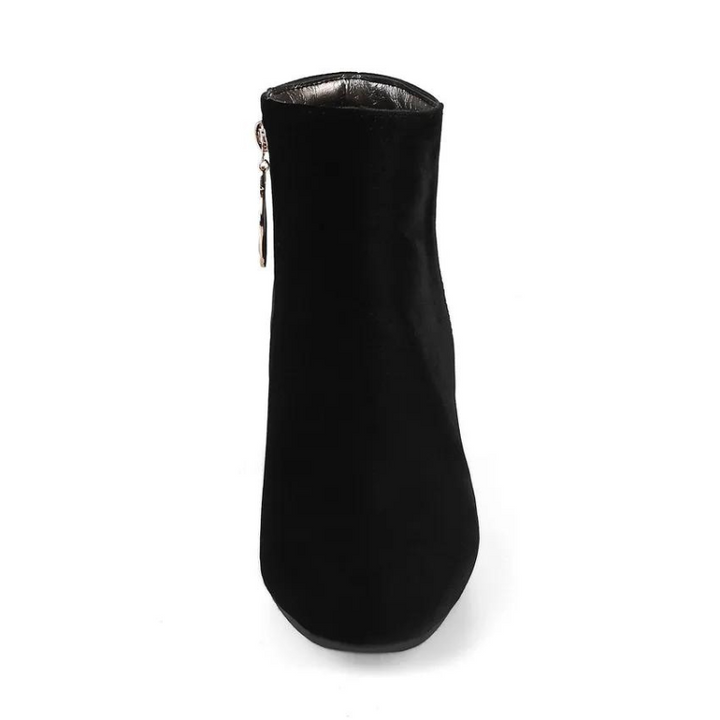 Bota Ankle Boot Salto Grosso Bloco