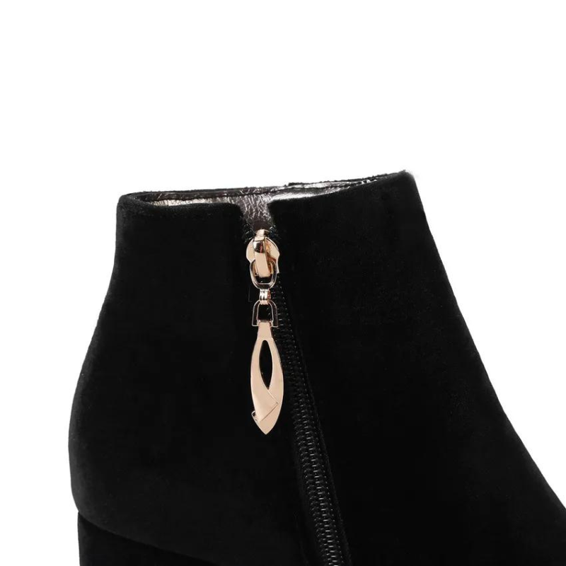 Bota Ankle Boot Salto Grosso Bloco