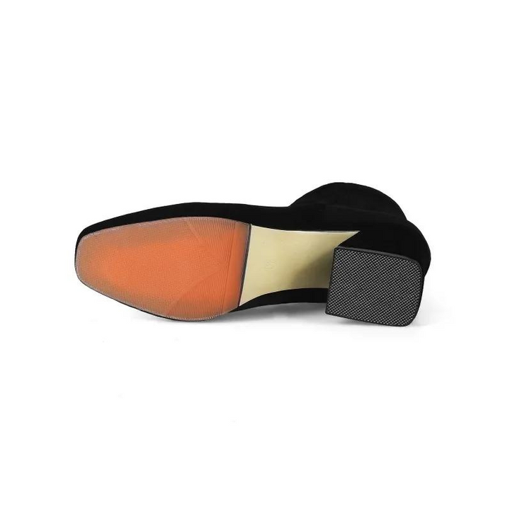 Bota Ankle Boot Salto Grosso Bloco