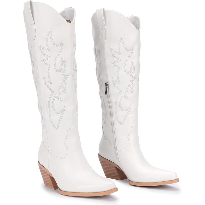 Bota Texana Cano Longo Bordada