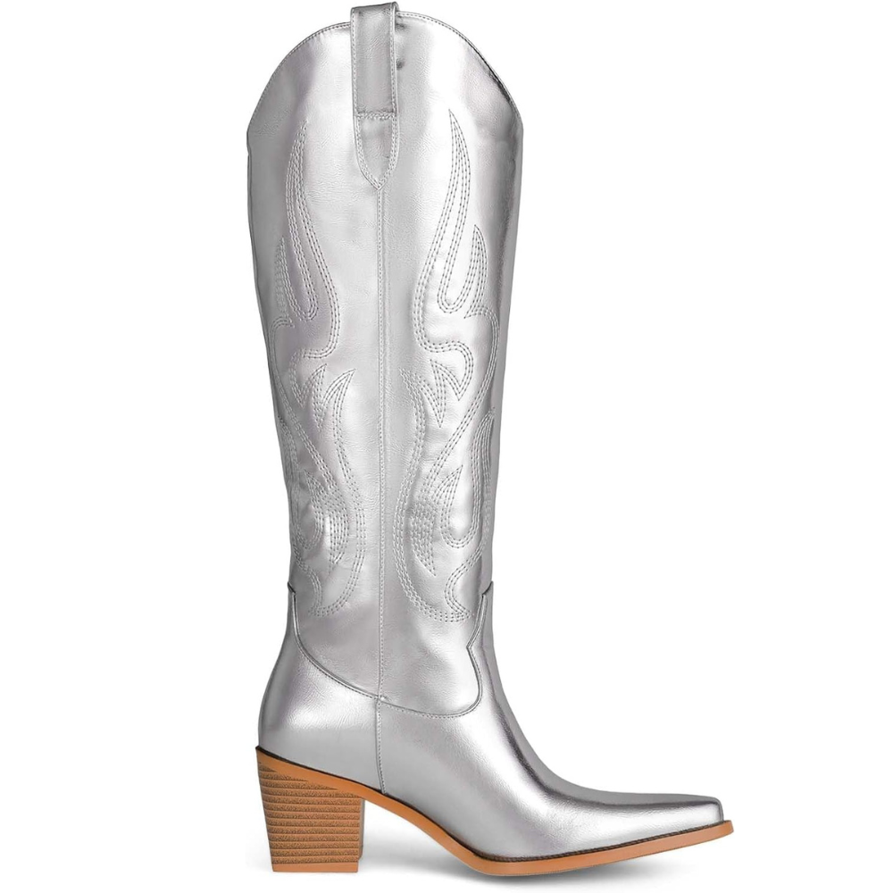 Bota Texana Cano Longo Bordada