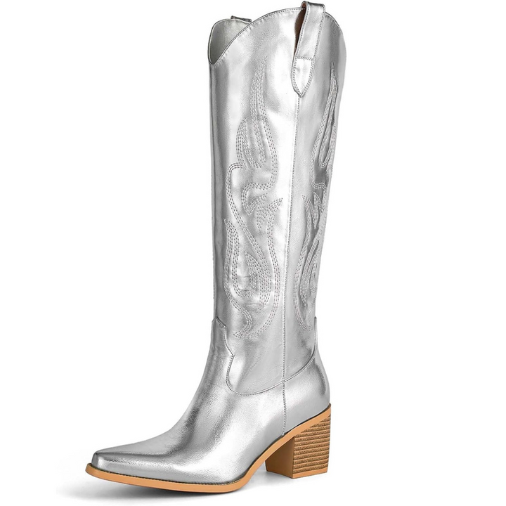 Bota Texana Cano Longo Bordada
