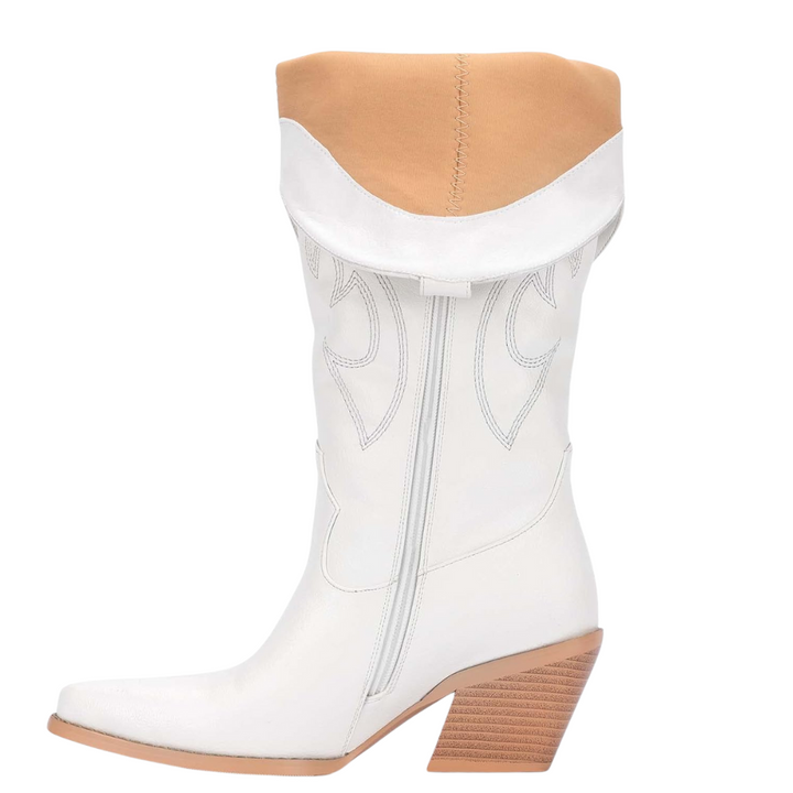 Bota Texana Cano Longo Bordada