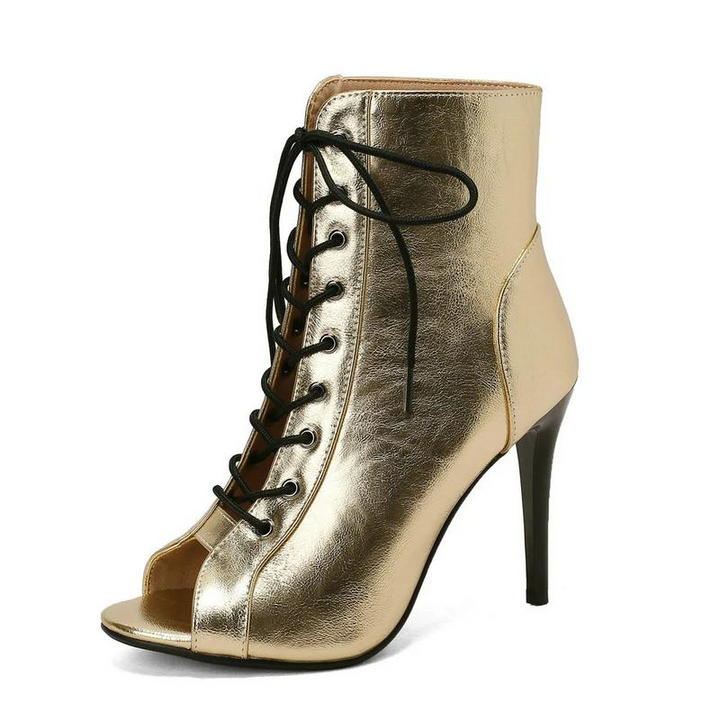 Bota Open Boot Metalizada