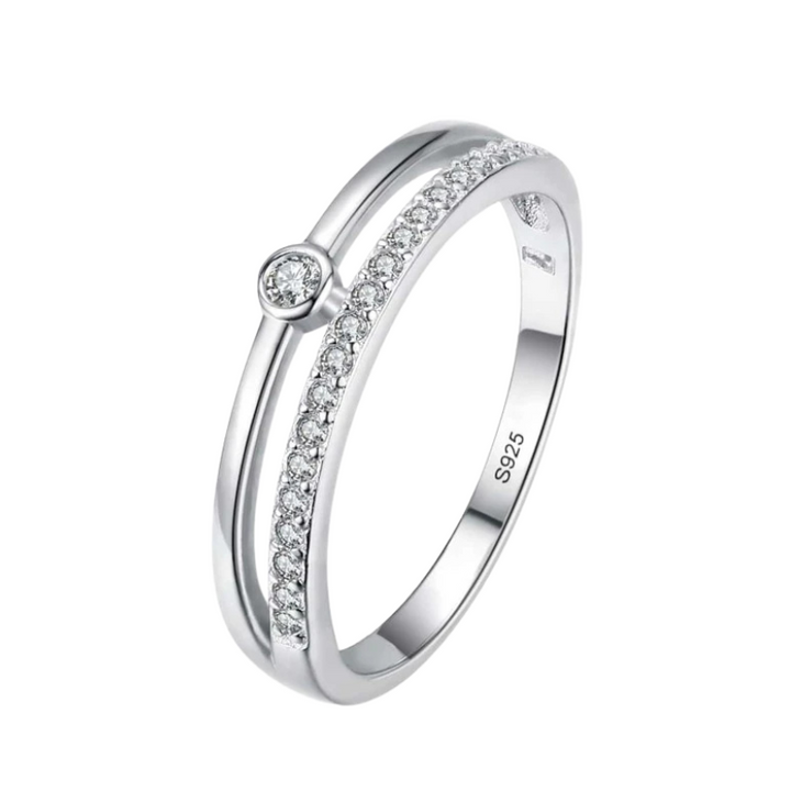 Anel Charme Contemporâneo Prata 925