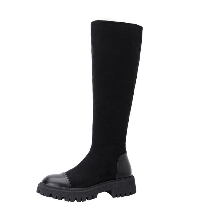 Bota Cano Longo Tratorada Forro Pelos