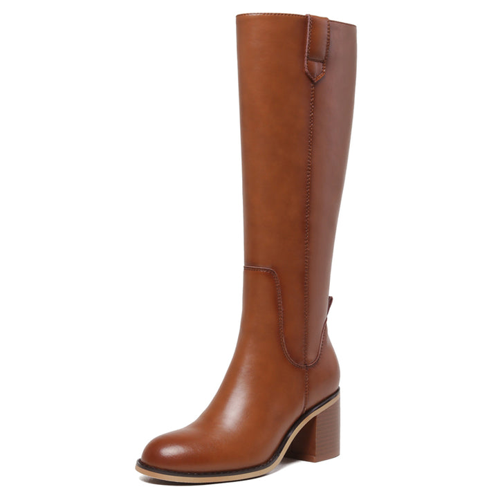 Bota Montaria Couro Salto Bloco