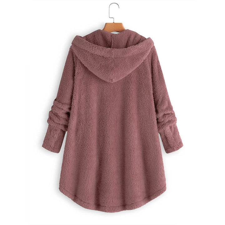 Casaco Plus Size Peluciado Capuz