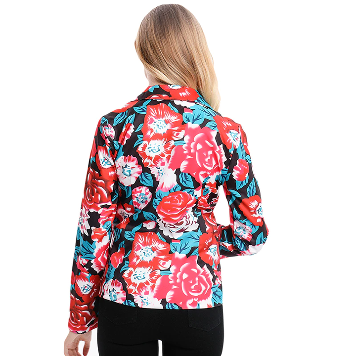 Blazer Feminino Estampa Floral