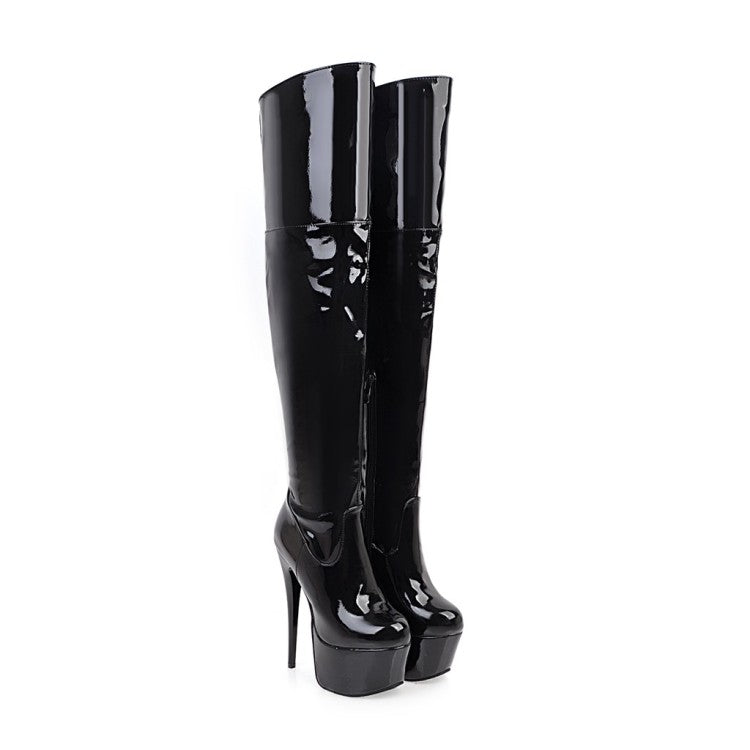 BOTA CANO ALTO VERNIZ - PODEROSA SHOP