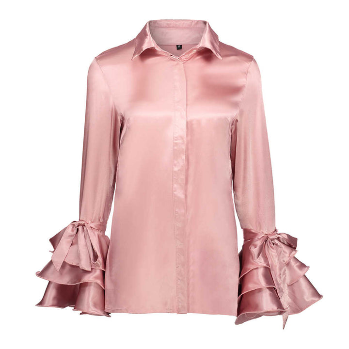 Blusa Manga Flare com Babado