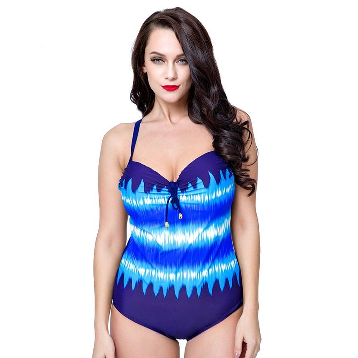 Maiô Plus Size Estampa Degradê