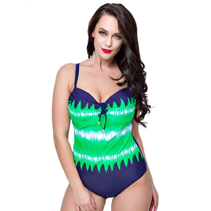 Maiô Plus Size Estampa Degradê