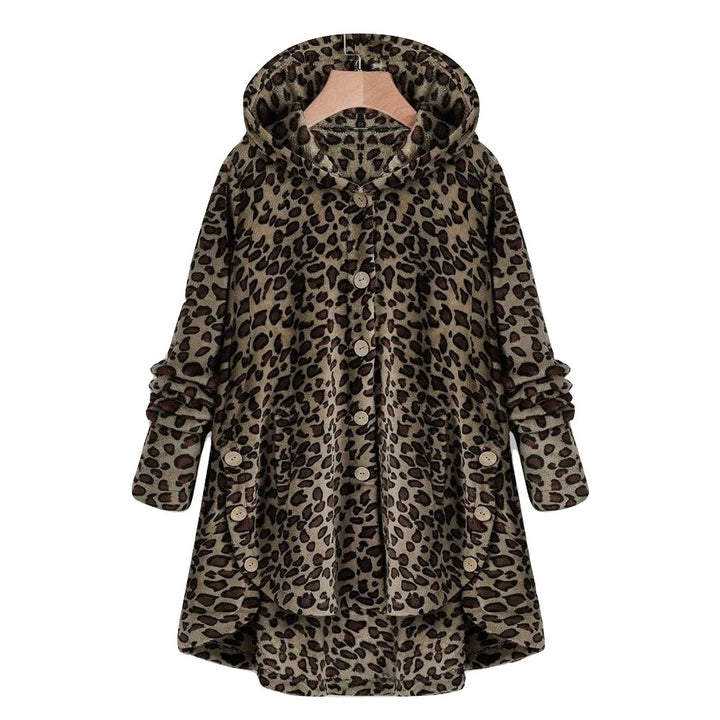 Casaco Plus Size Peluciado Capuz