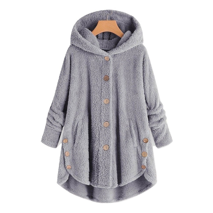 Casaco Plus Size Peluciado Capuz