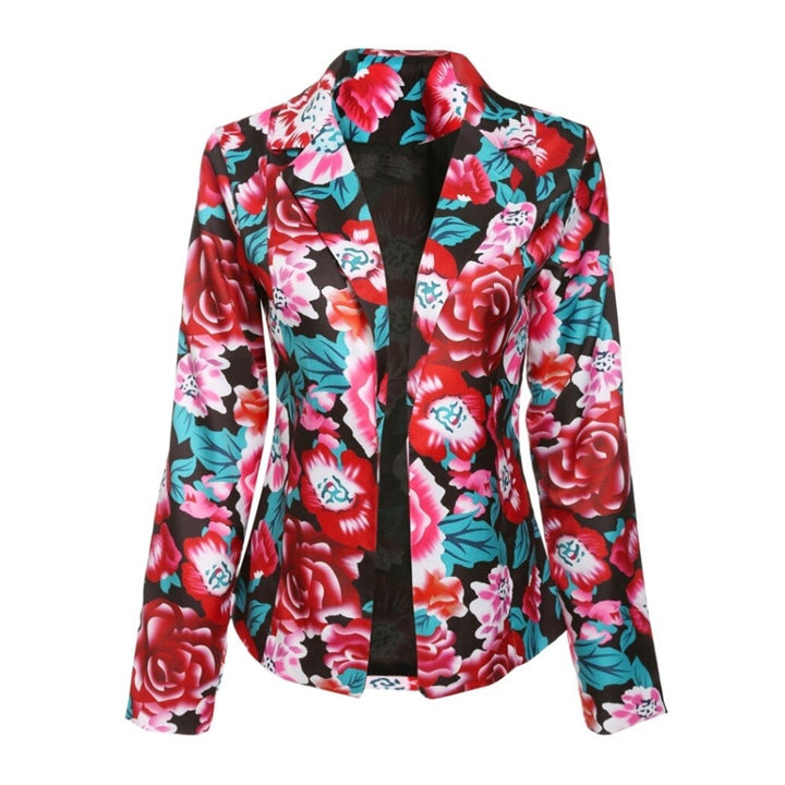 Blazer Feminino Estampa Floral
