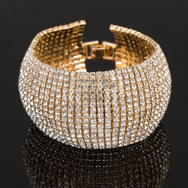 BRACELETE EM STRASS - PODEROSA SHOP