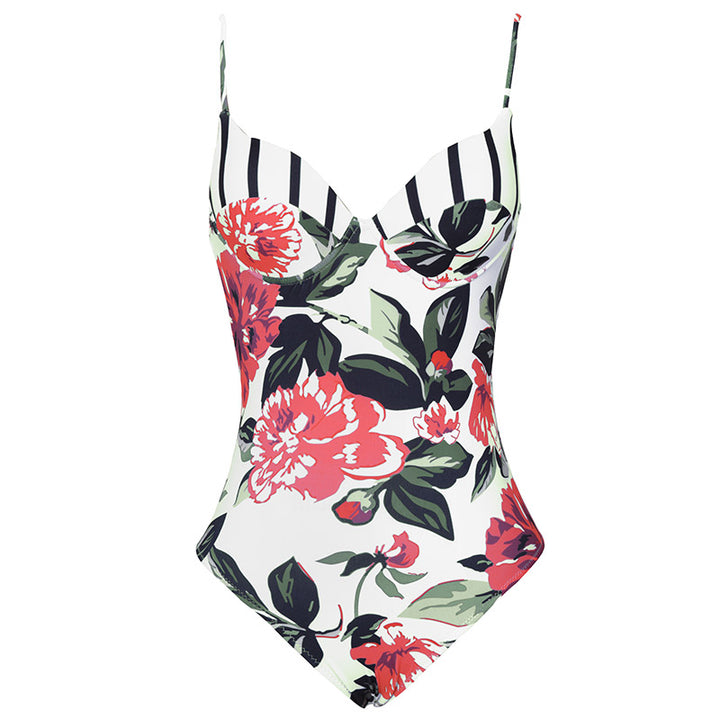 Maiô Com Bojo Estampa Floral