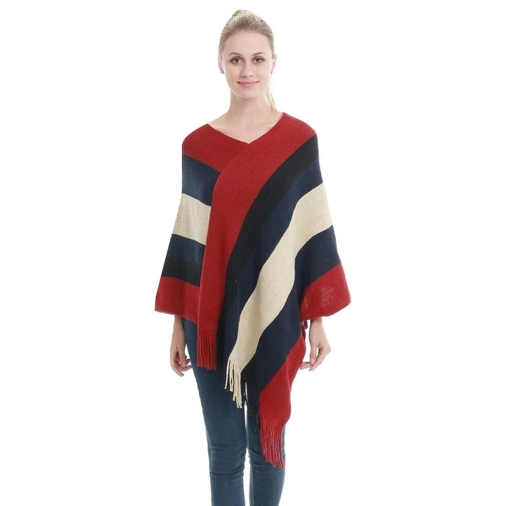 Poncho Tricot Listras