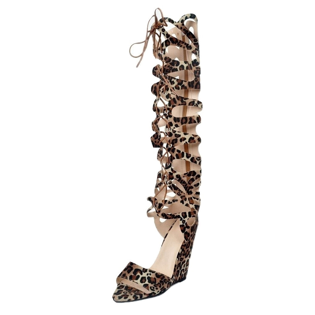 Gladiadora Salto Anabela Leopardo