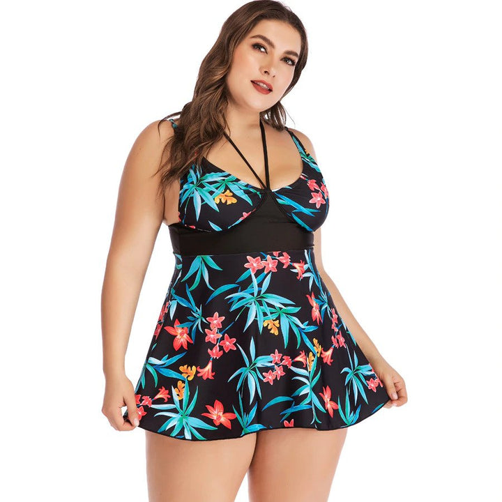 Saída de Praia Tropical Plus Size