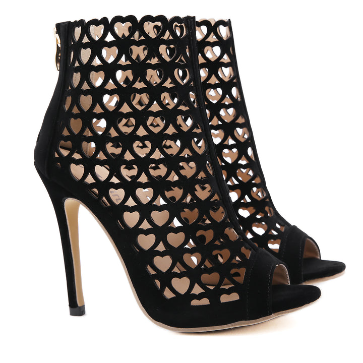 Open Boot Detalhe Vazado Preto