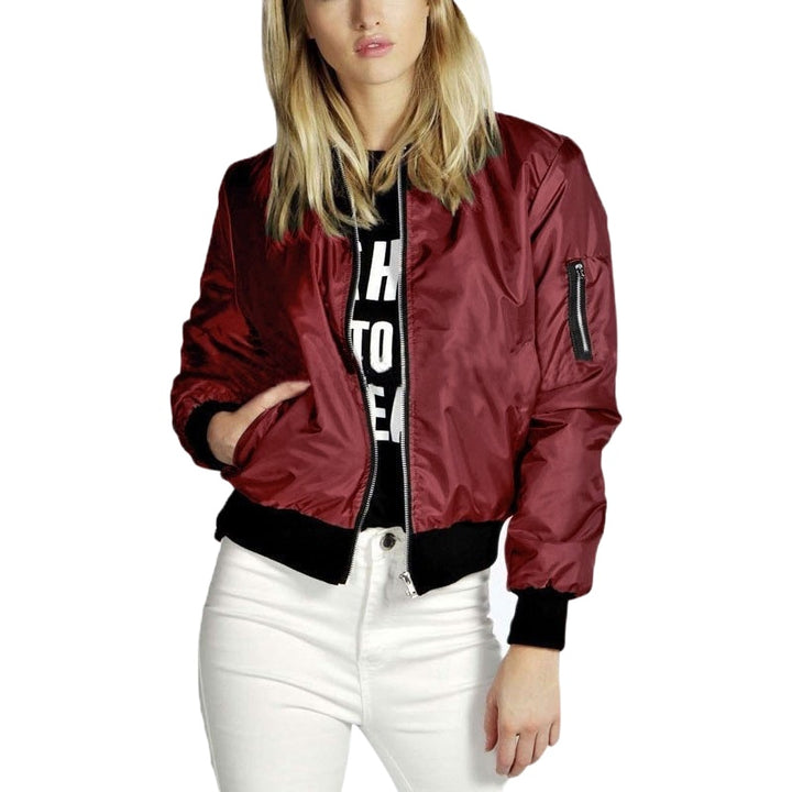 Jaqueta Bomber Feminina Nylon