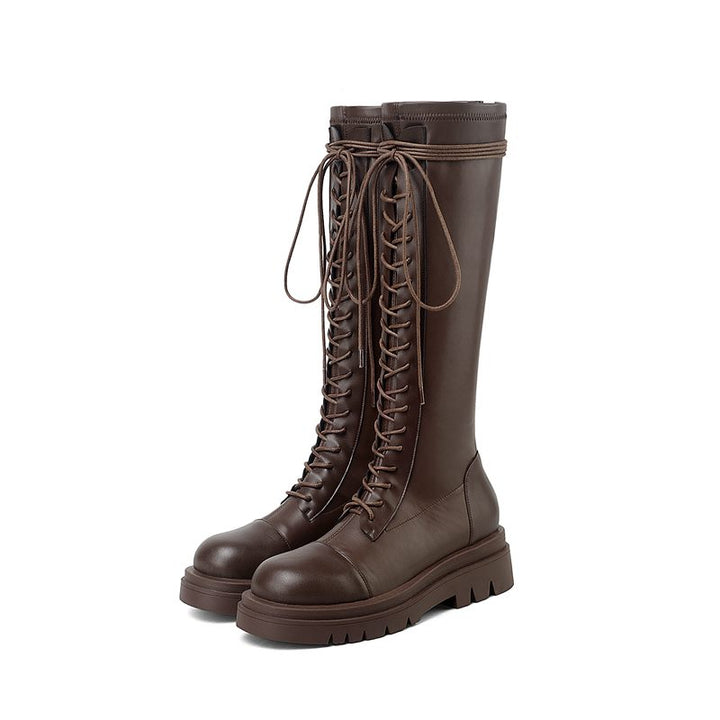 Bota Coturno Cano Longo Sola Tratorada