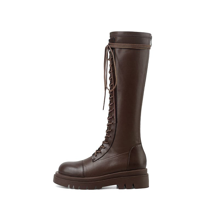 Bota Coturno Cano Longo Sola Tratorada