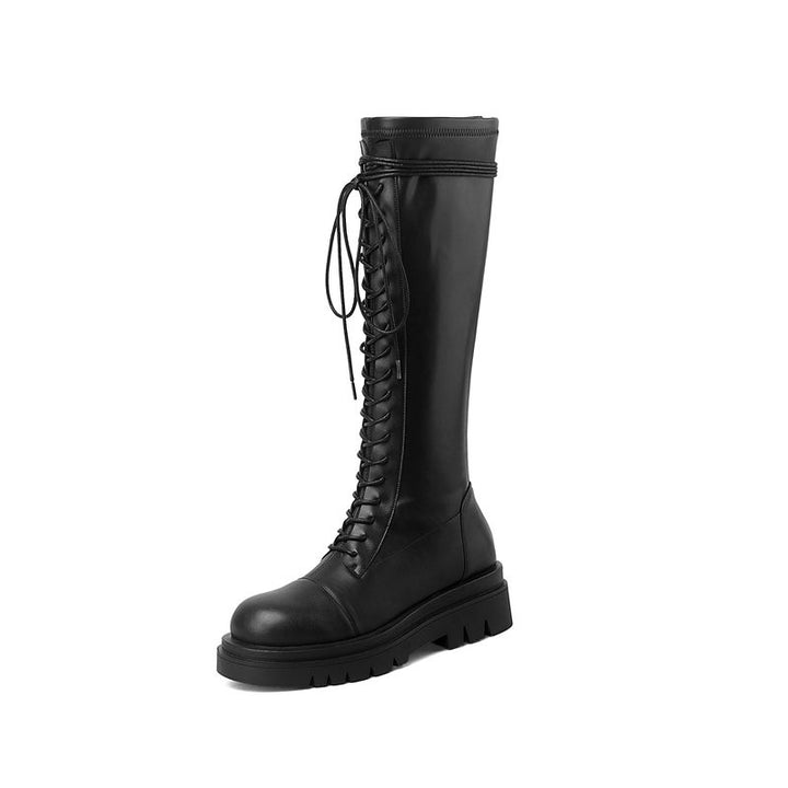Bota Coturno Cano Longo Sola Tratorada