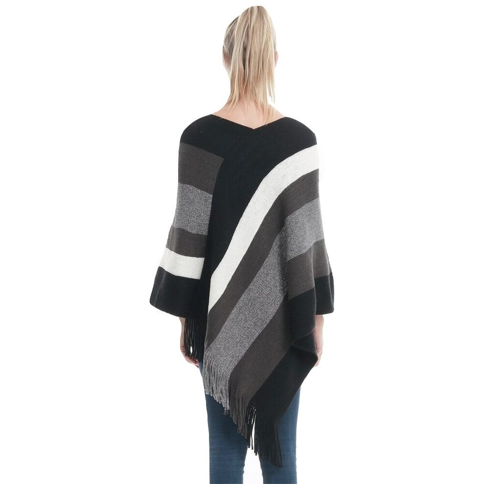 Poncho Tricot Listras