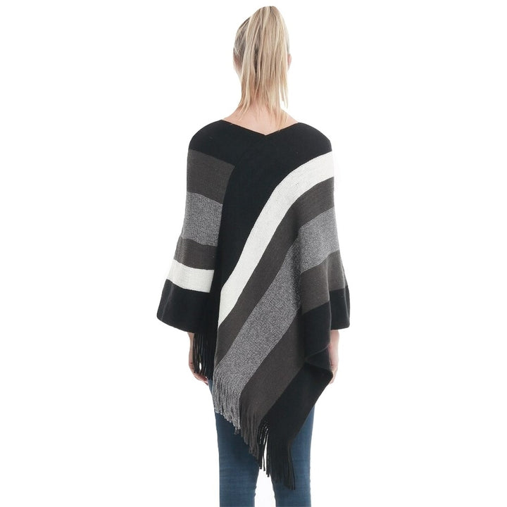Poncho Tricot Listras