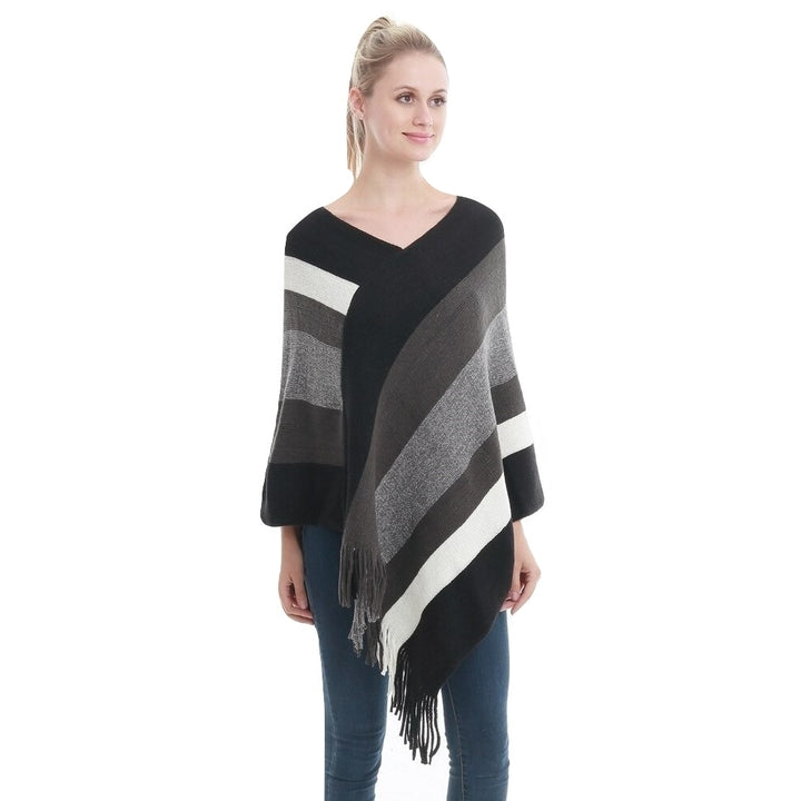 Poncho Tricot Listras