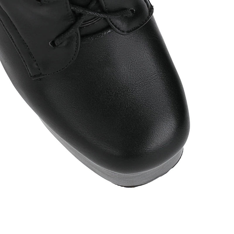 Bota Cano Médio Salto Flare Fivelas