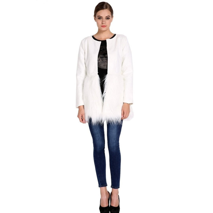 CASACO PELUCIADO OFF WHITE - PODEROSA SHOP