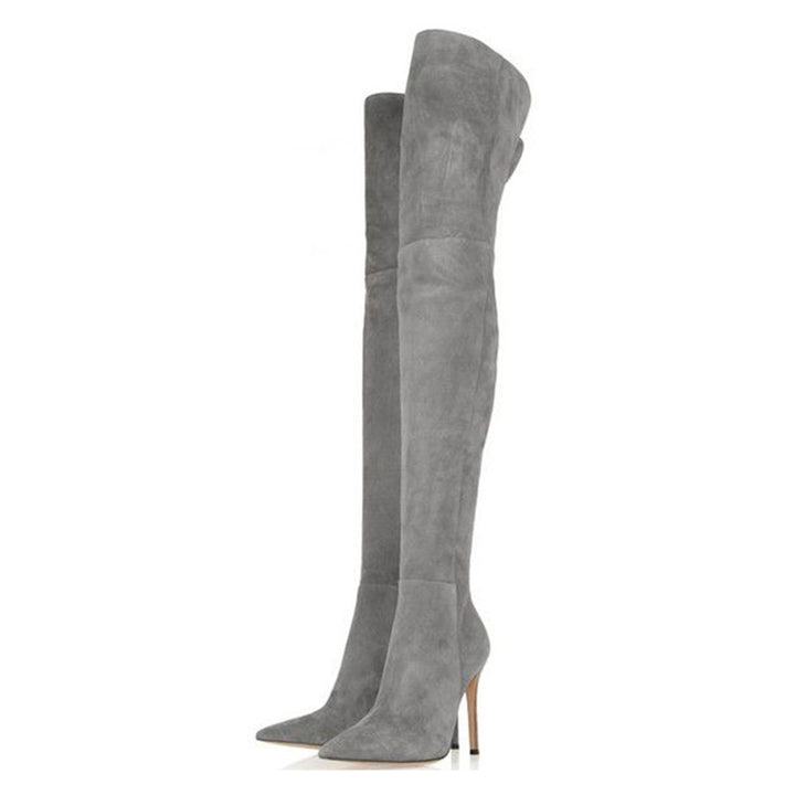 Bota Over The Knee Bico Fino