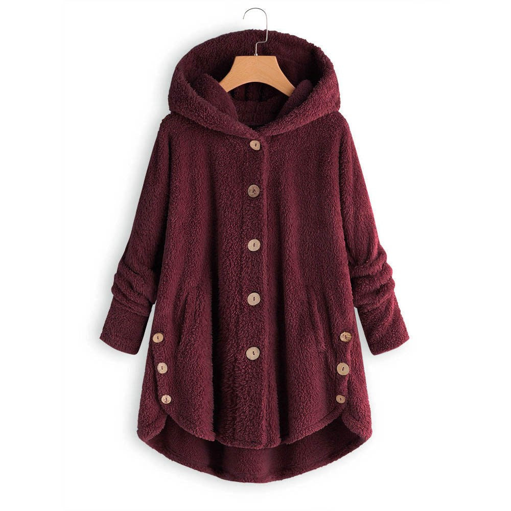 Casaco Plus Size Peluciado Capuz