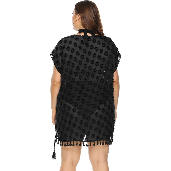 Saída de Praia Plus Size Chiffon