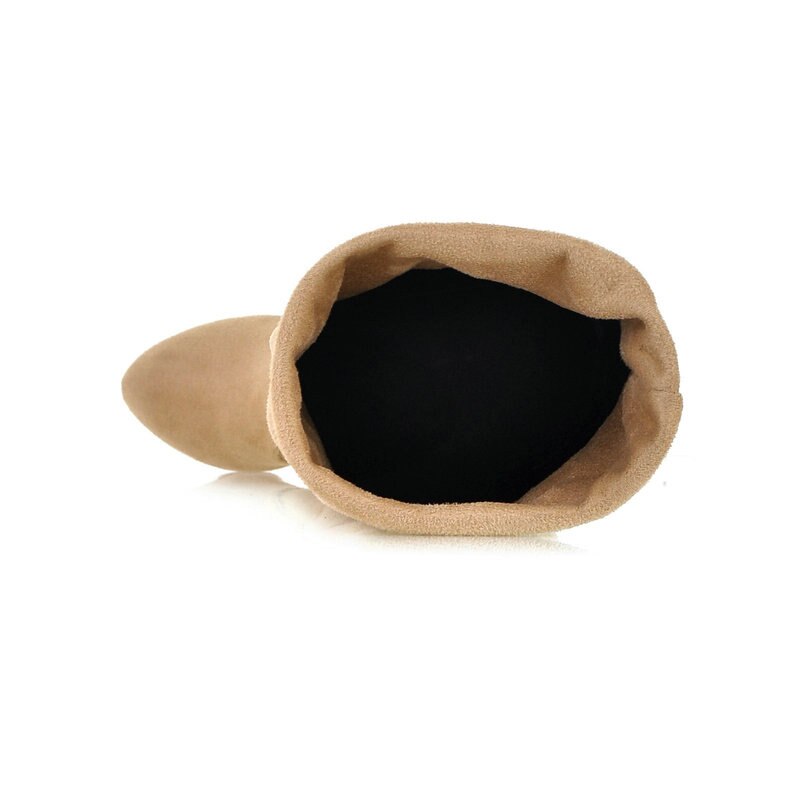Bota Suede Salto Fino