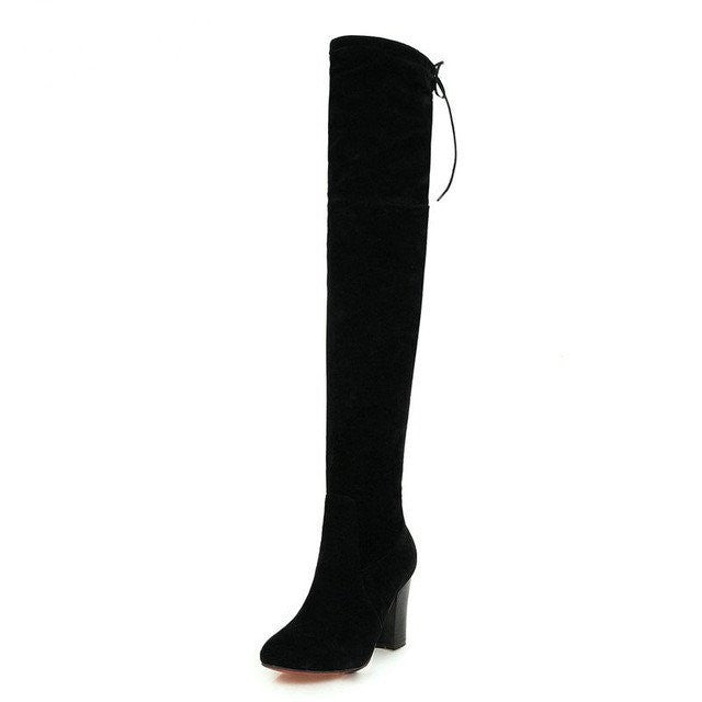 BOTA OVER THE KNEE AMARRAÇÃO - PODEROSA SHOP