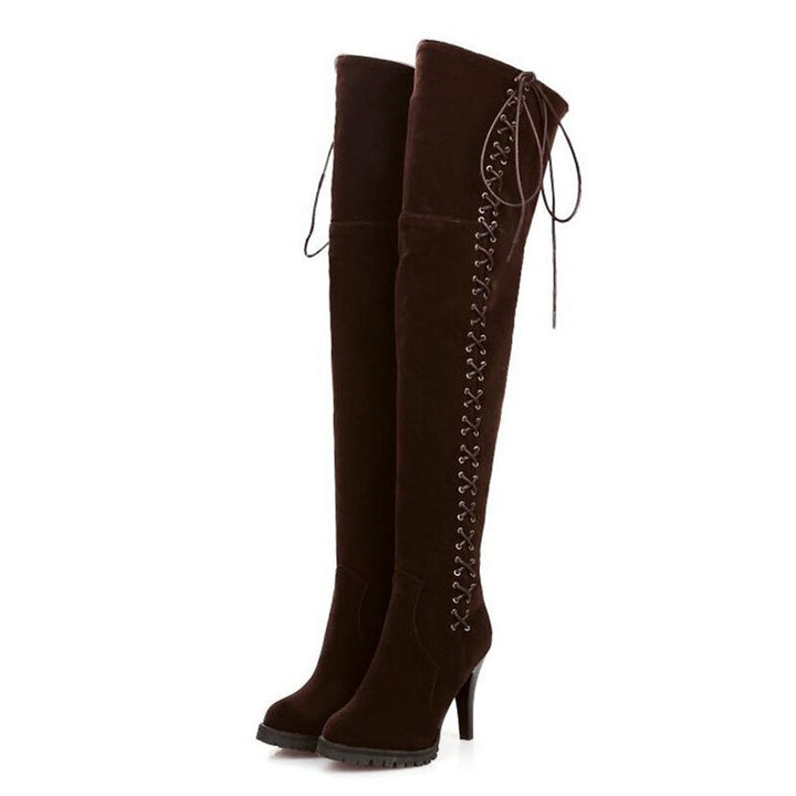 Bota Over The Knee Nobuck