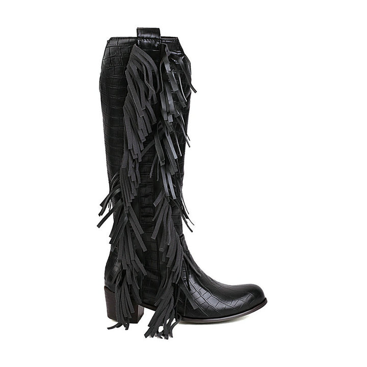 Bota Montaria Crocodilo Com Franjas