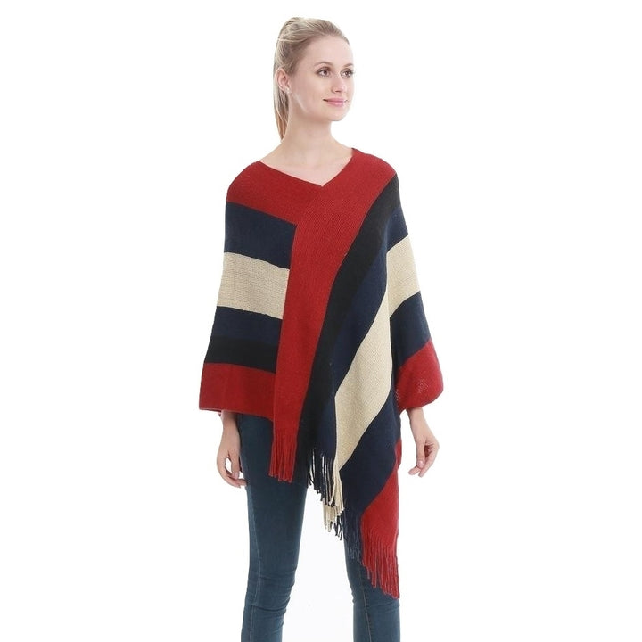 Poncho Tricot Listras