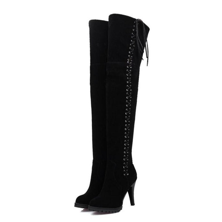 Bota Over The Knee Nobuck