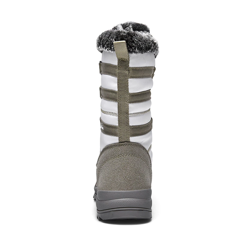 Bota Impermeável Snow Boot Com Pelos e Amarração