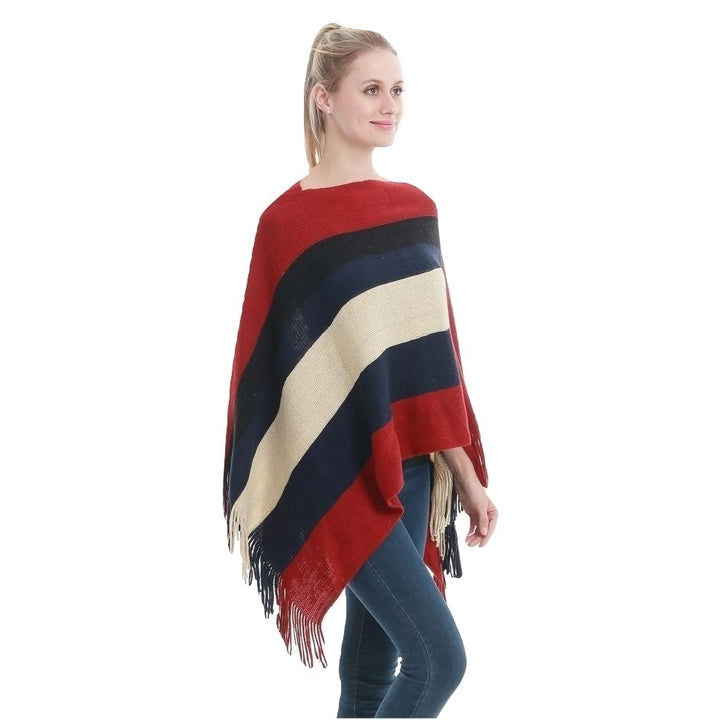 Poncho Tricot Listras