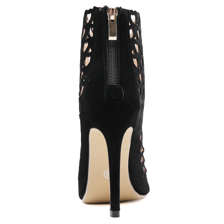 Open Boot Detalhe Vazado Preto